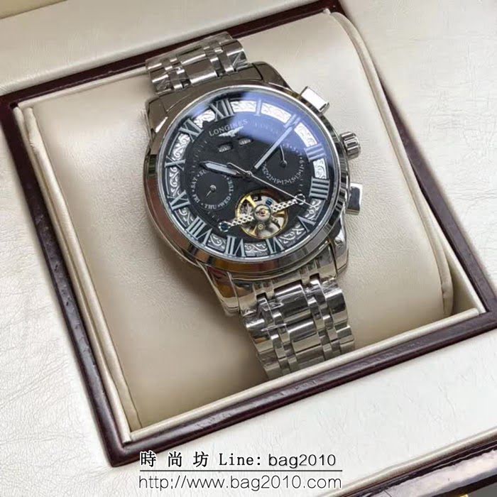 LONGINES浪琴 多功能新品 精品男士腕表 WSS0359